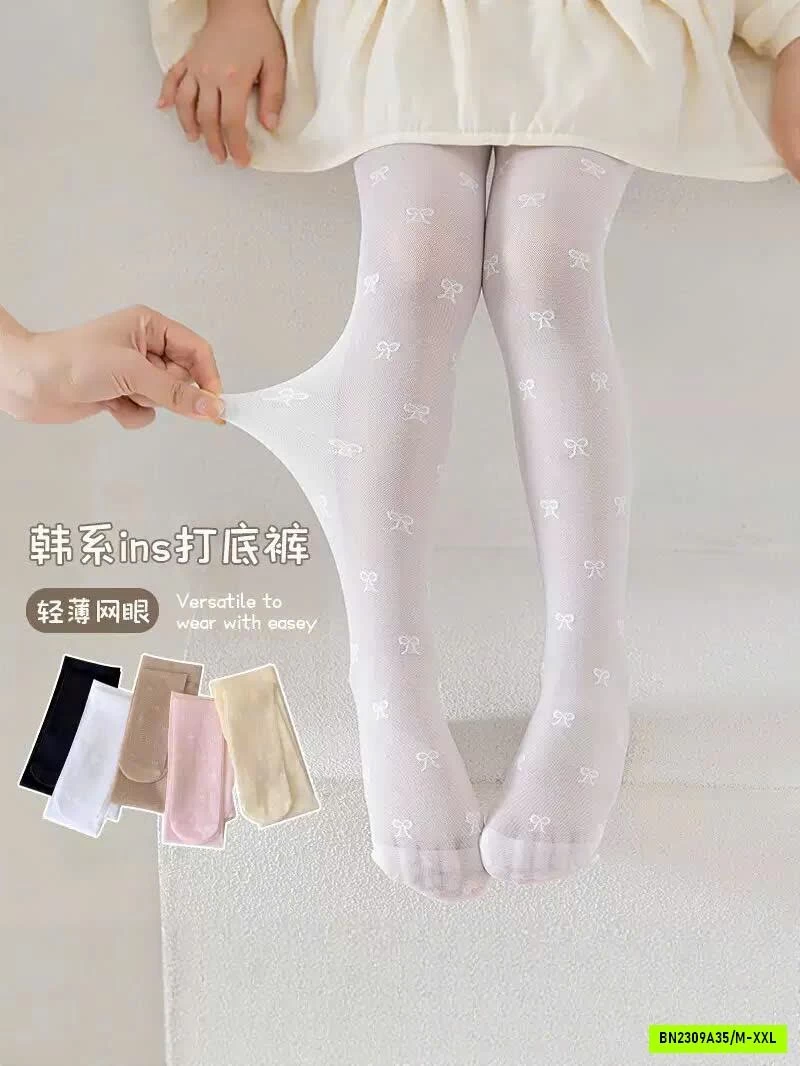 QUẦN TẤT LƯỚI NƠ XINH CHO BÉ