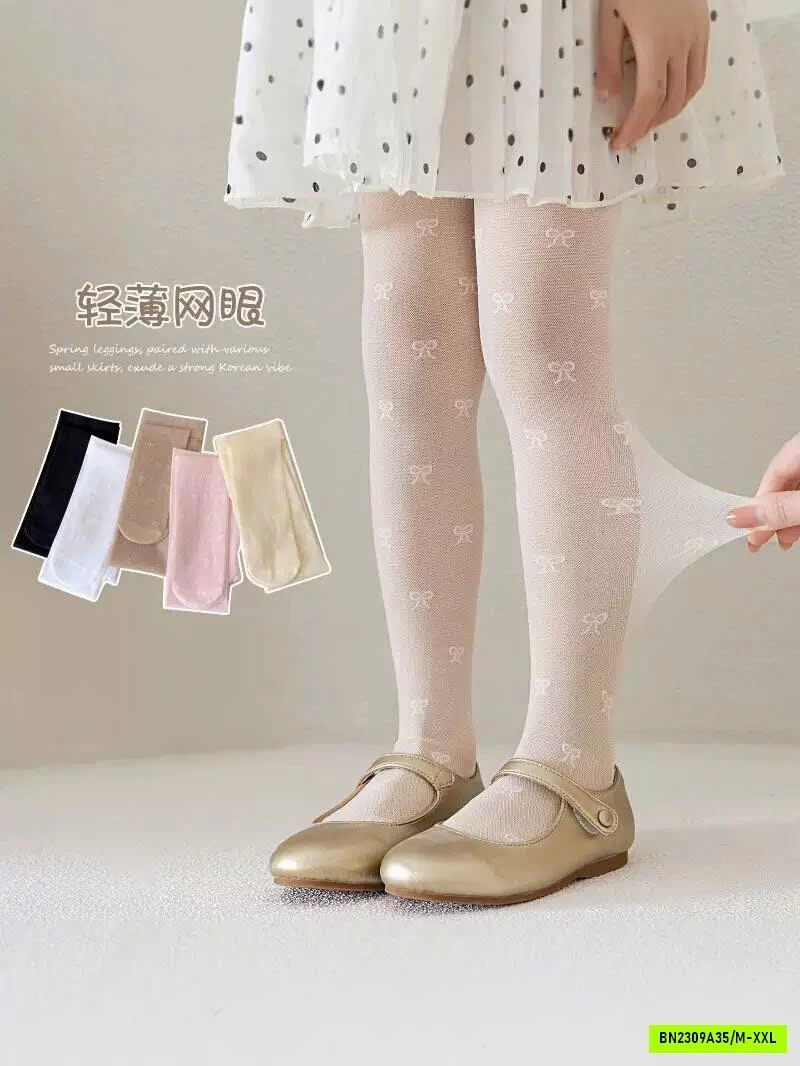 QUẦN TẤT LƯỚI NƠ XINH CHO BÉ