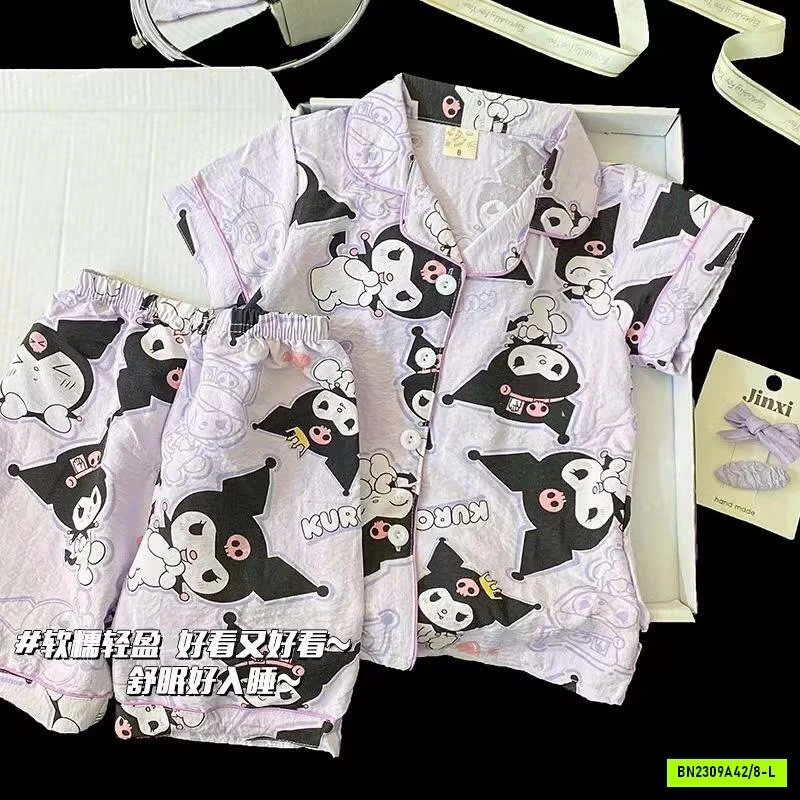 BỘ PIJAMA BÉ GÁI MÙA HÈ