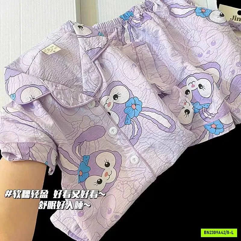 BỘ PIJAMA BÉ GÁI MÙA HÈ