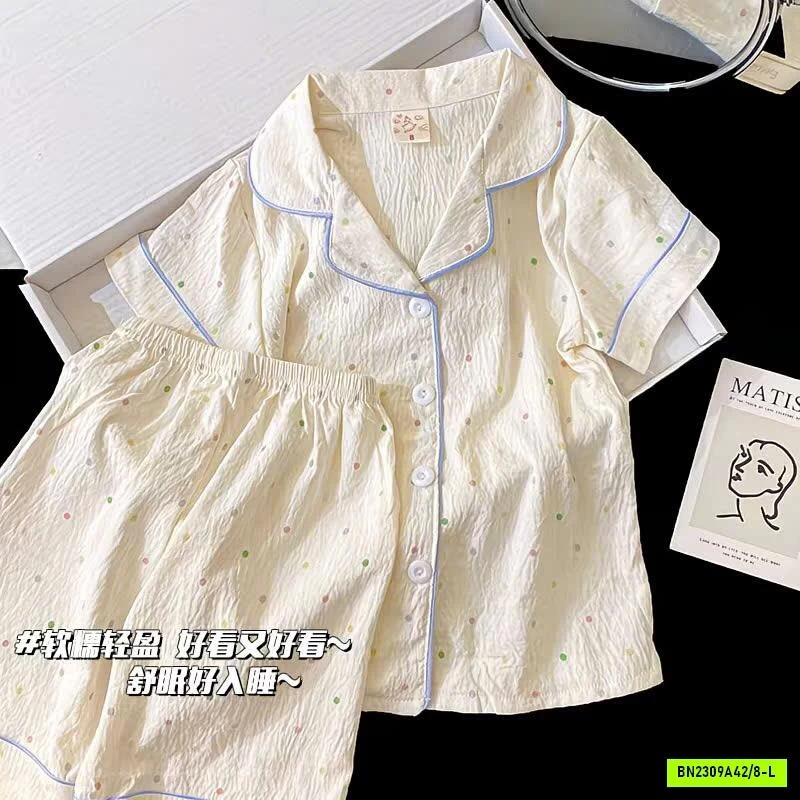 BỘ PIJAMA BÉ GÁI MÙA HÈ