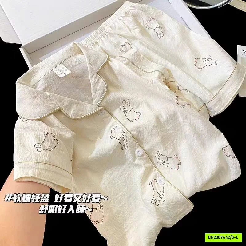 BỘ PIJAMA BÉ GÁI MÙA HÈ