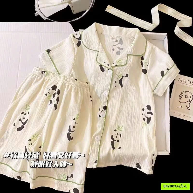 BỘ PIJAMA BÉ GÁI MÙA HÈ
