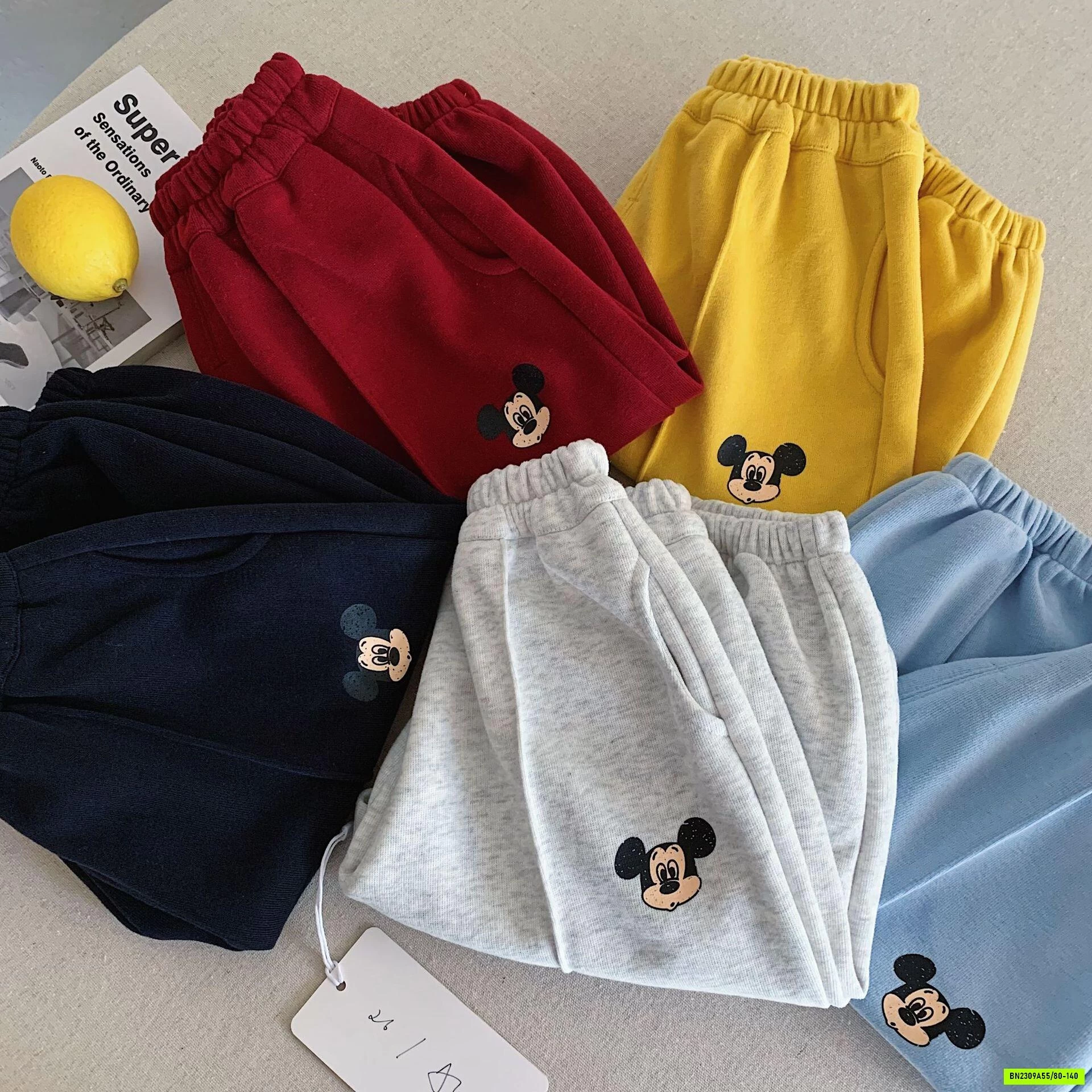 QUẦN NỈ BO GẤU MICKEY