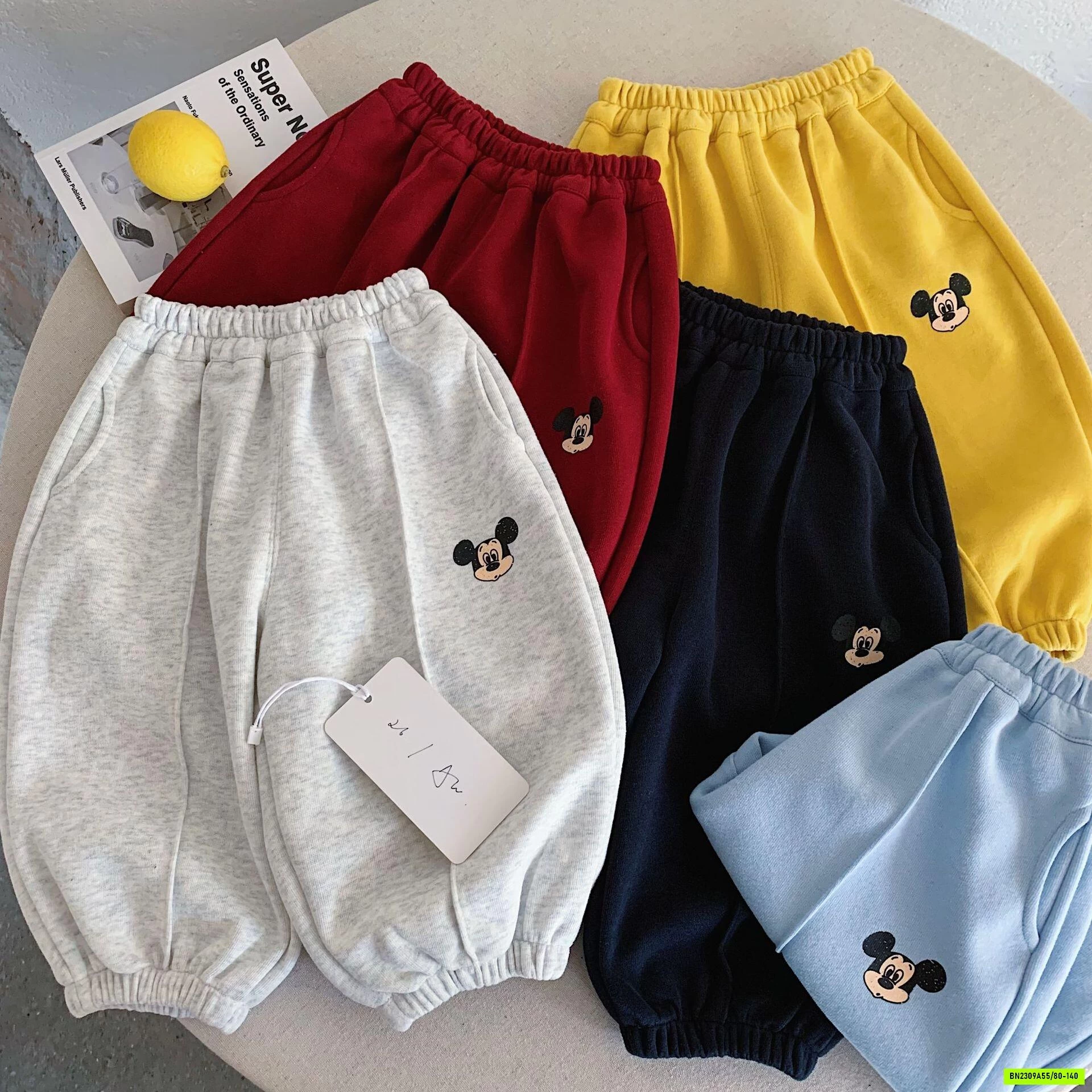 QUẦN NỈ BO GẤU MICKEY