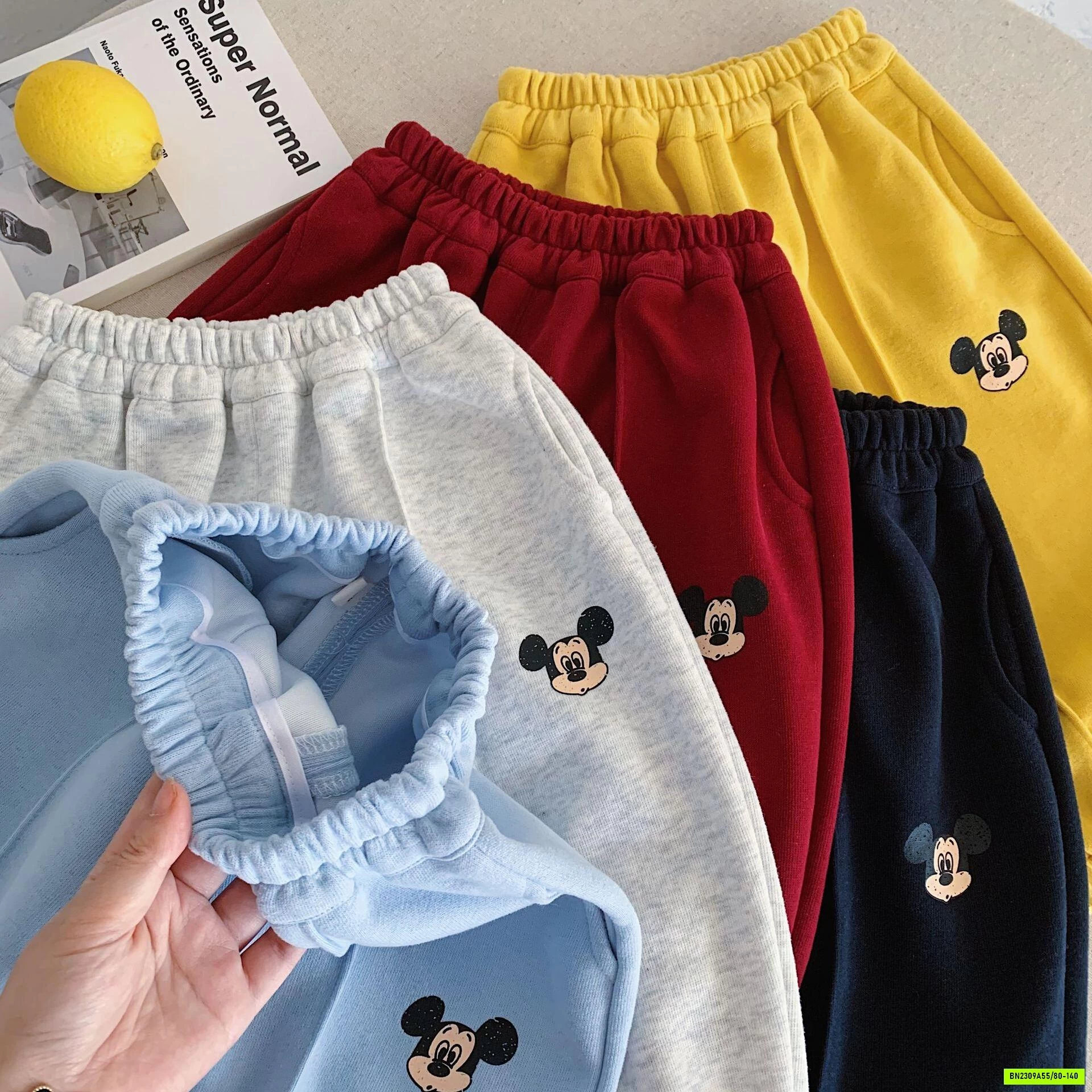 QUẦN NỈ BO GẤU MICKEY
