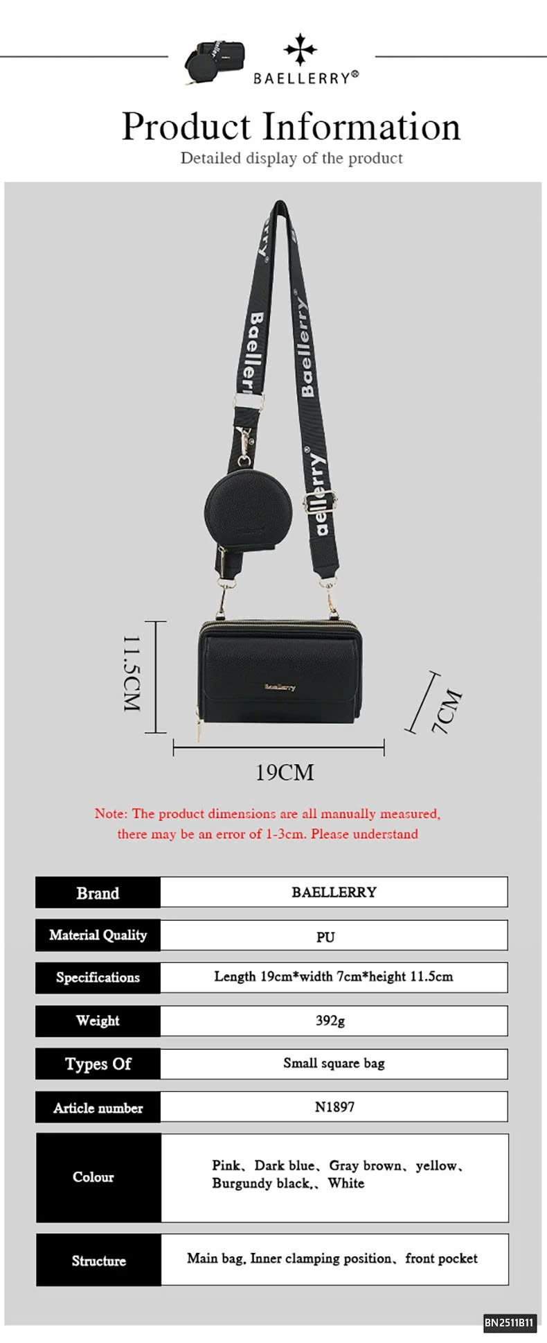 TÚI ĐEO VAI BAELLERRY