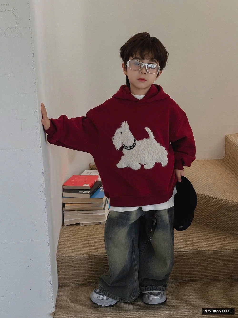 ÁO HOODIE CHÓ LÔNG MŨ TAI NHỌN