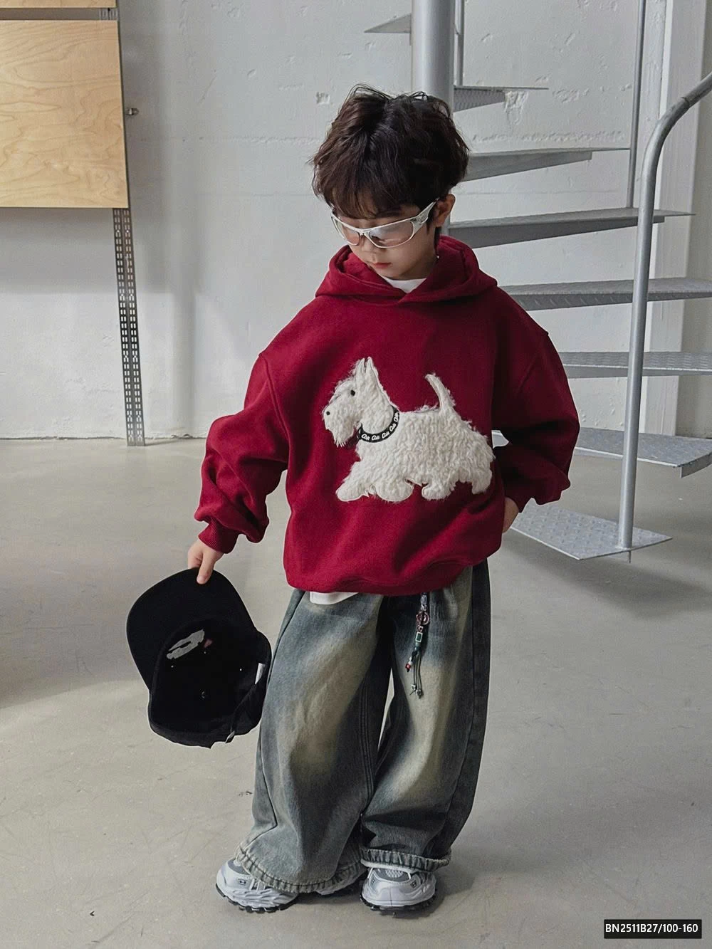 ÁO HOODIE CHÓ LÔNG MŨ TAI NHỌN