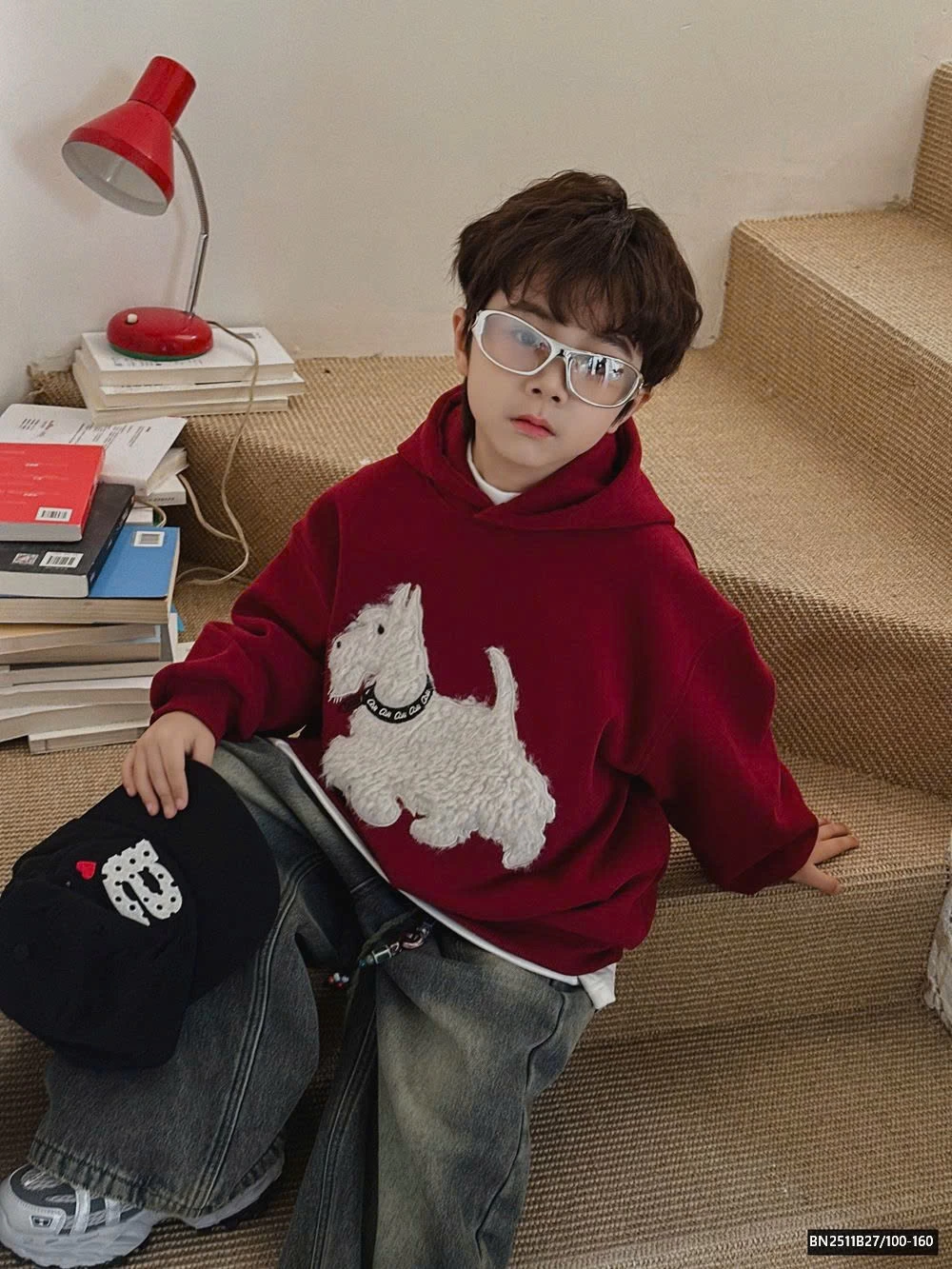 ÁO HOODIE CHÓ LÔNG MŨ TAI NHỌN