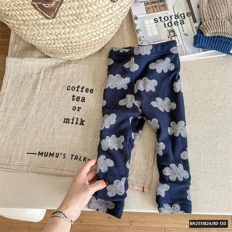 LEGGING LEN HOA LÓT NHUNG SIÊU ẤM ADBABY