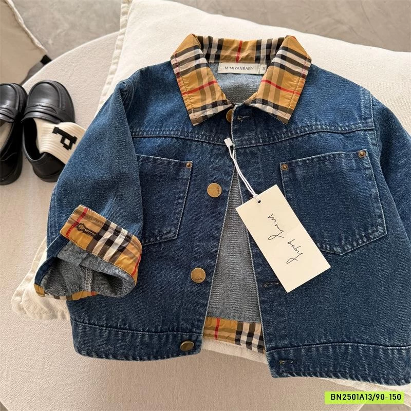 KHOÁC JEANS PHỐI BBR 51670 MMY