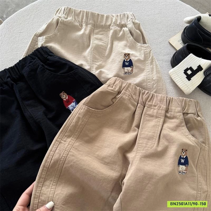 BAGGY THÔ MỀM LOGO GẤU 26126 MMY