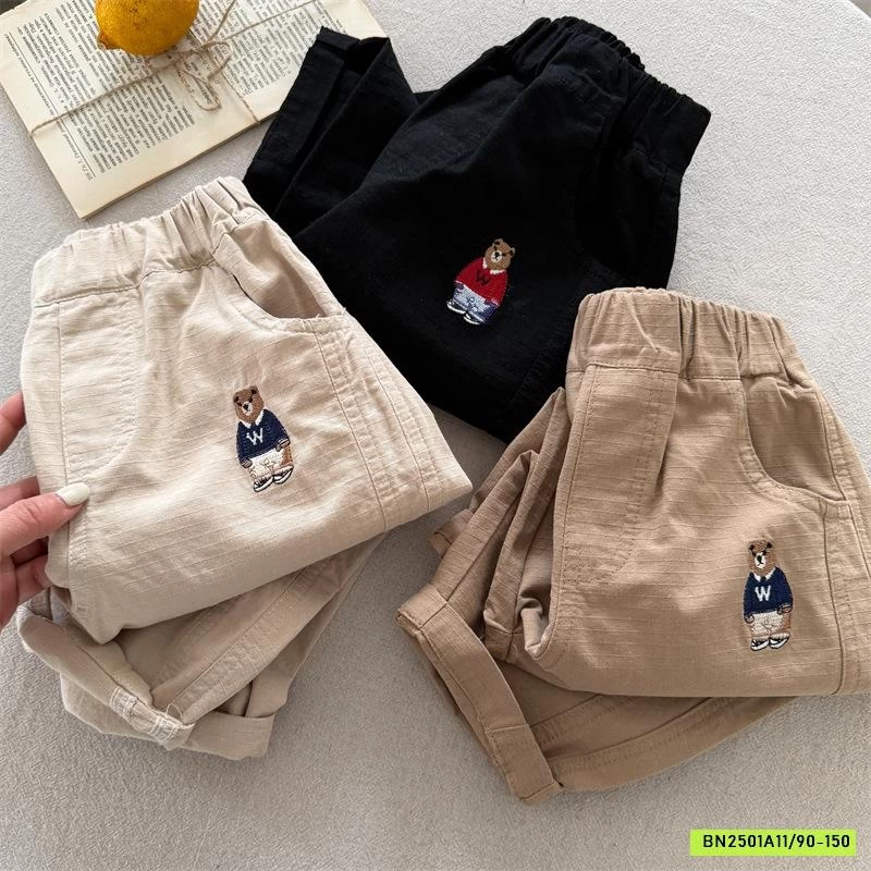 BAGGY THÔ MỀM LOGO GẤU 26126 MMY