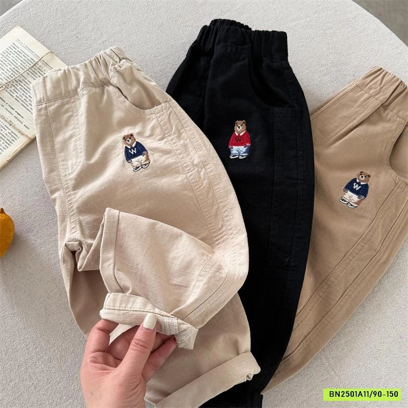 BAGGY THÔ MỀM LOGO GẤU 26126 MMY