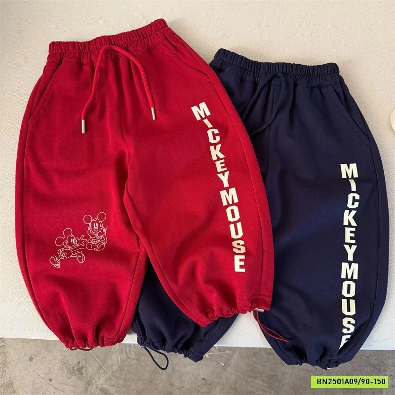 QUẦN COTTON BO GẤU MICKEY 71691 MMY