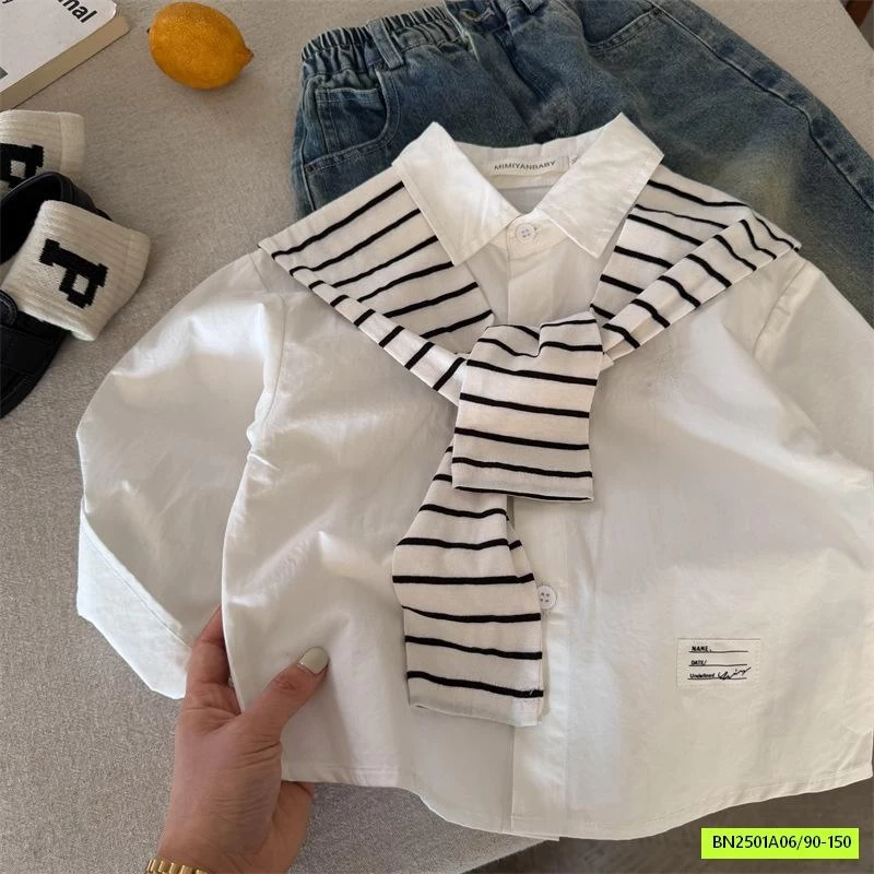 SƠ MI KÈM KHĂN CHOÀNG 71723 MMY