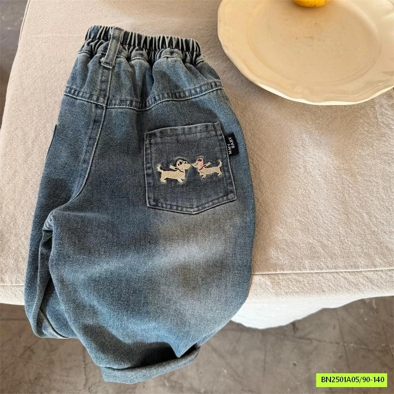 JEANS BAGGY THÊU CÚN 70275 MMY