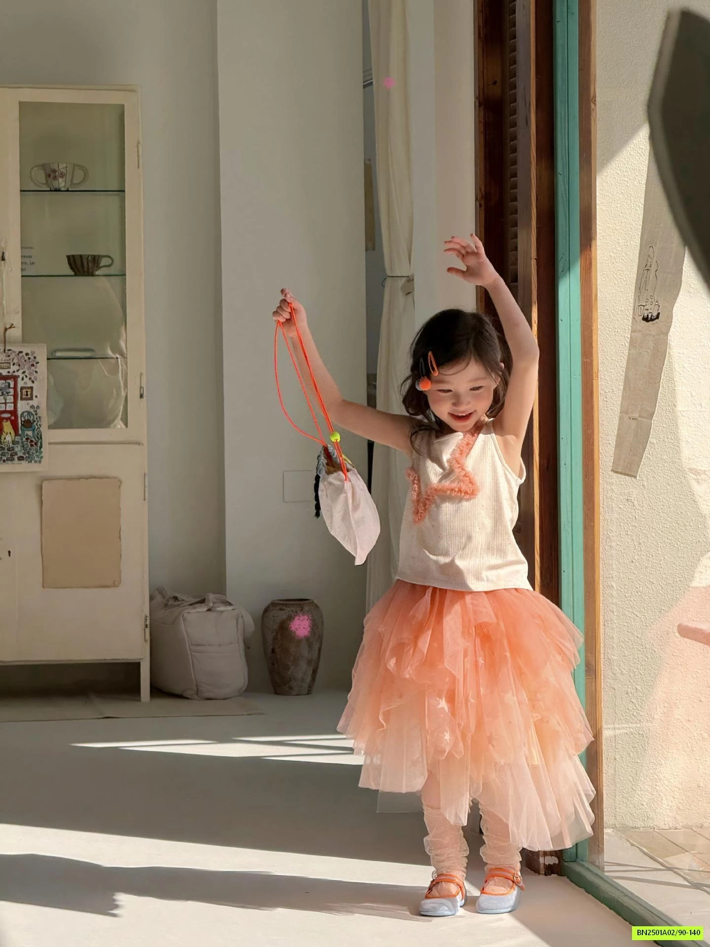 SÉT ÁO NGÔI SAO MIX CV TUTU LOANG MÀU