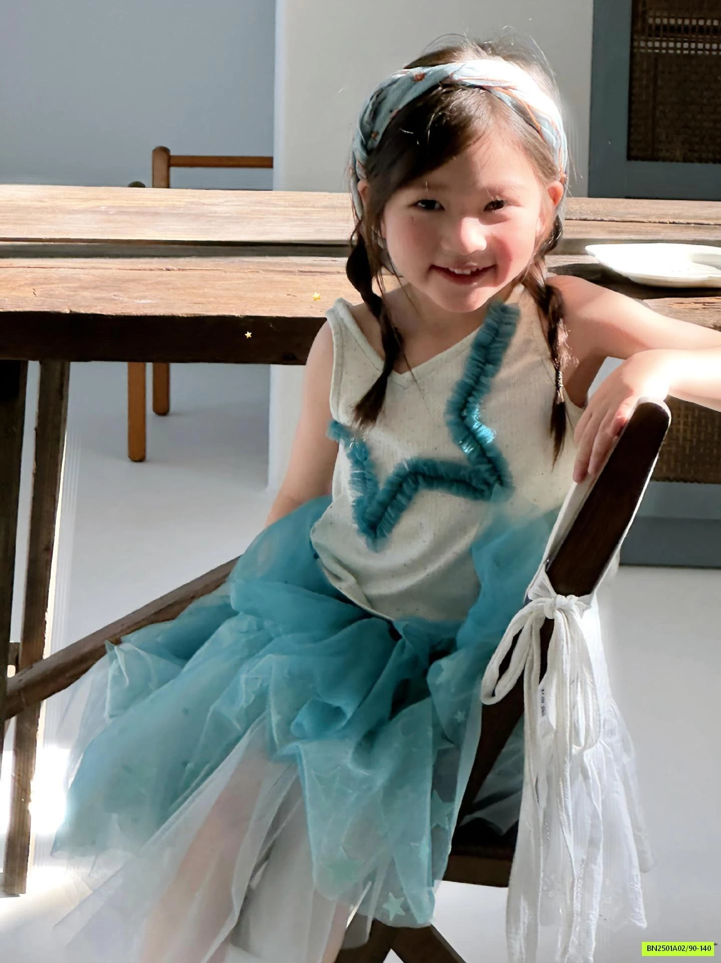 SÉT ÁO NGÔI SAO MIX CV TUTU LOANG MÀU