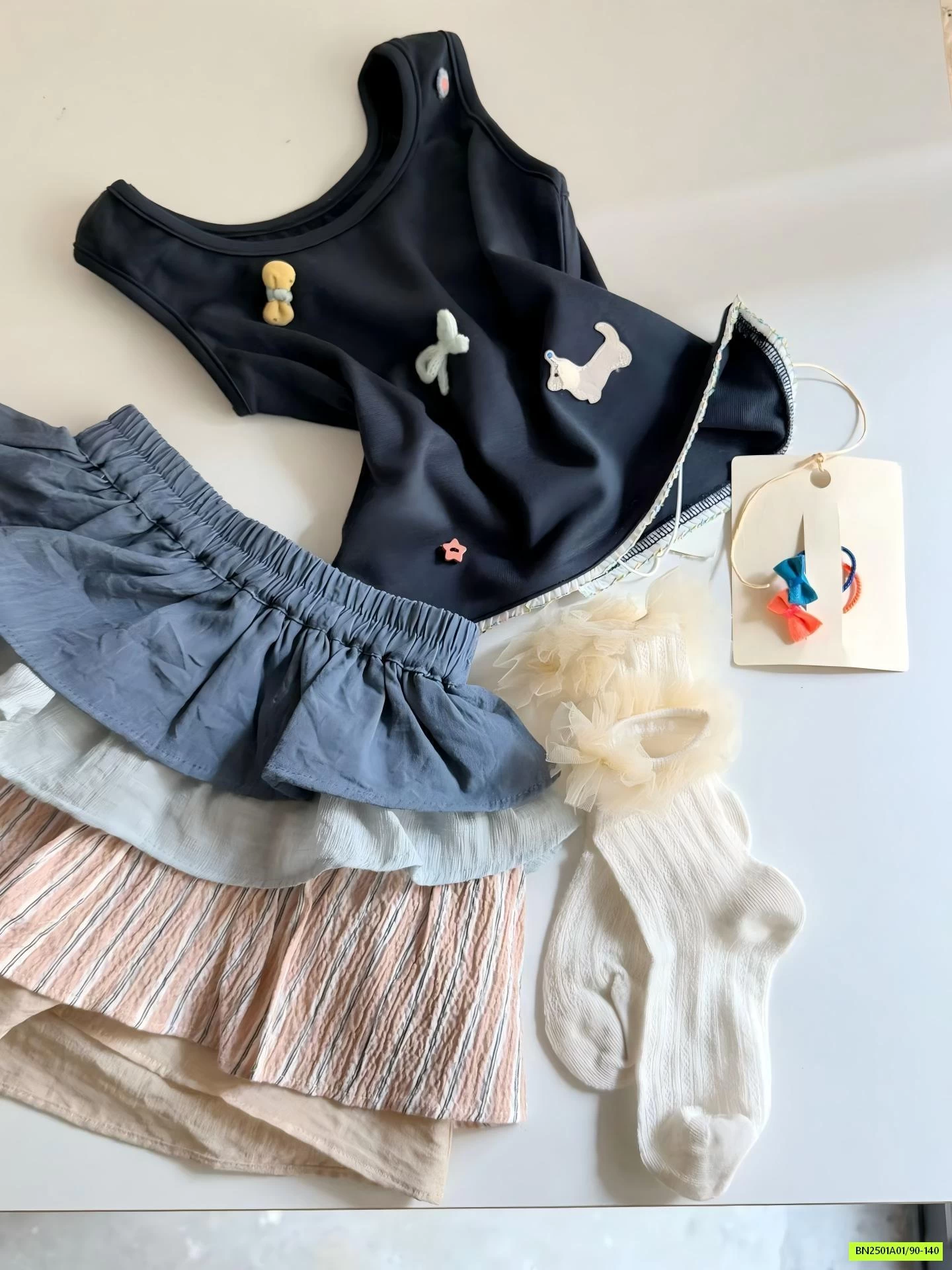 SÉT ÁO SÁT NÁCH MIX CV XẾP TẦNG