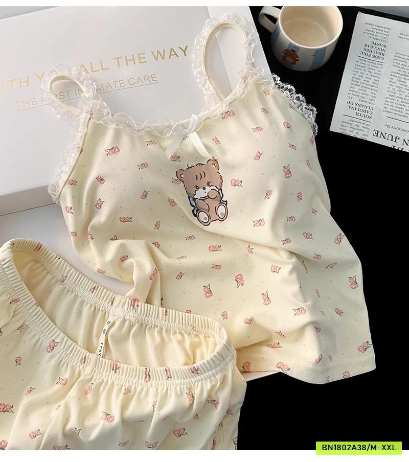 BỘ NGỦ HOA NHÍ 2 DÂY