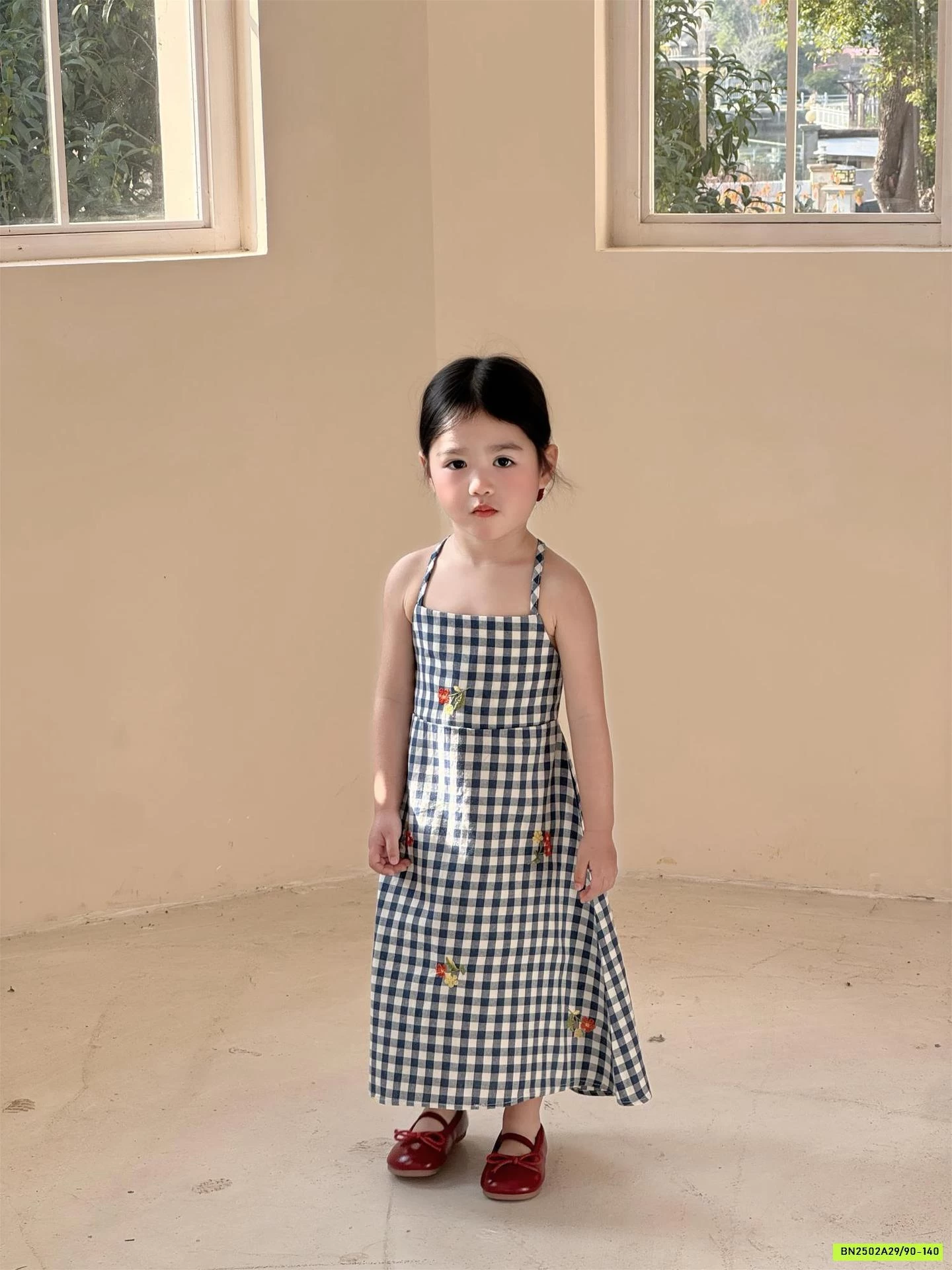 ĐẦM 2 DÂY CỔ YẾM HỞ LƯNG