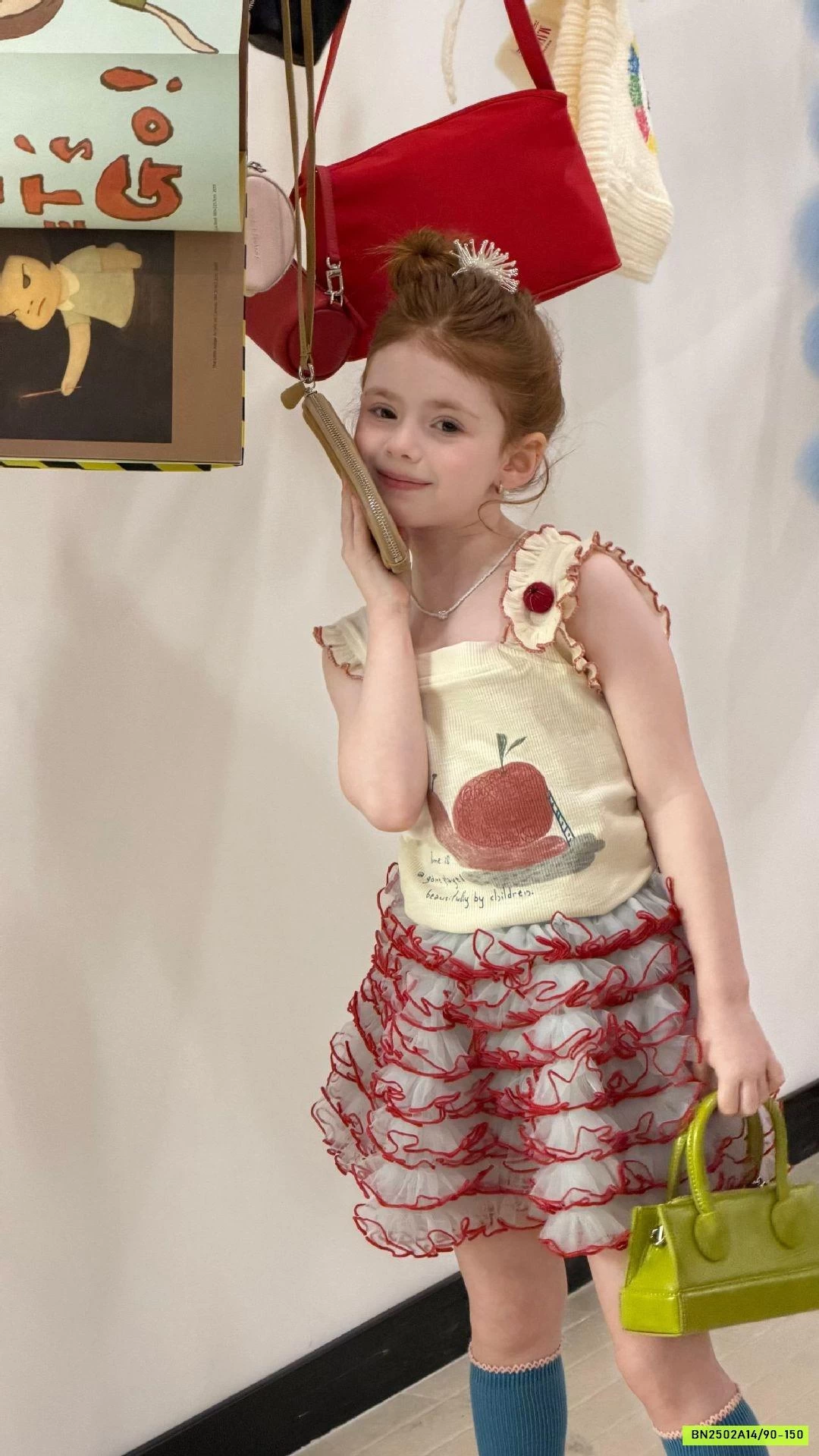 ÁO 2 DÂY BẢN TO ỐC SÊN