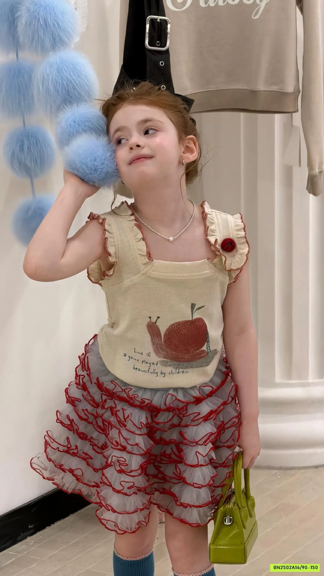 ÁO 2 DÂY BẢN TO ỐC SÊN