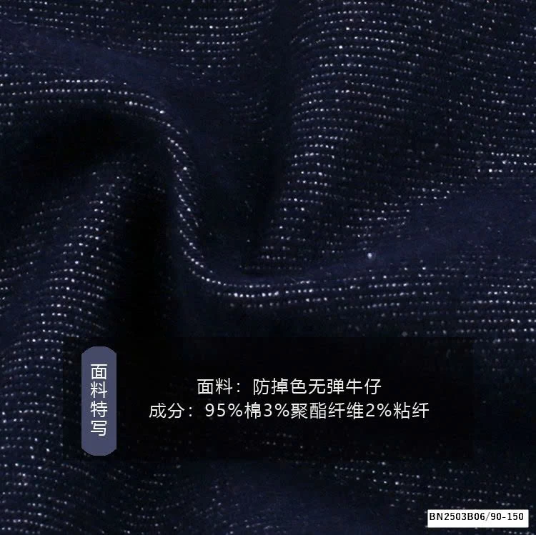 QUẦN JEAN XANH ĐẬM GẤP GẤ AMBB 25A008