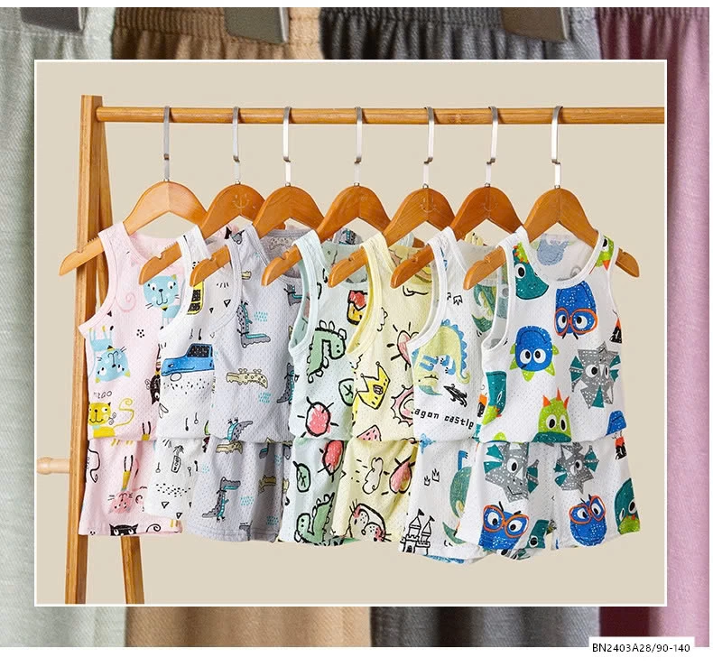 BỘ COTTON LỖ SÁT NÁCH HỌA TIẾT