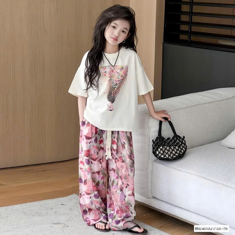 SÉT ÁO MIX QUẦN SUÔNG HOA SZ ĐẠI