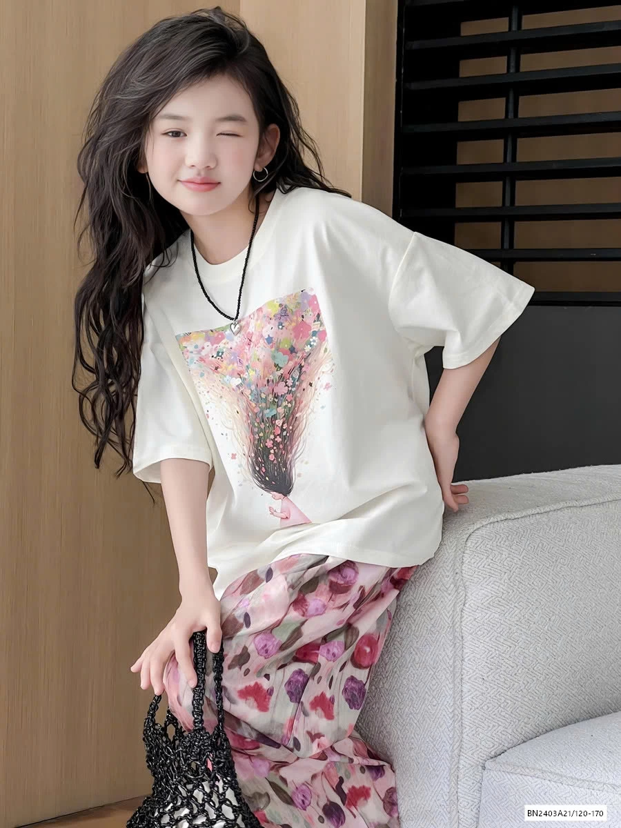 SÉT ÁO MIX QUẦN SUÔNG HOA SZ ĐẠI