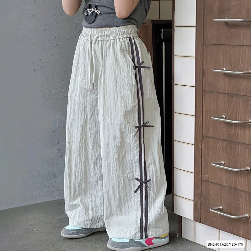 ÁO LƯỚI MIX QUẦN SUÔNG NƠ SZ ĐẠI