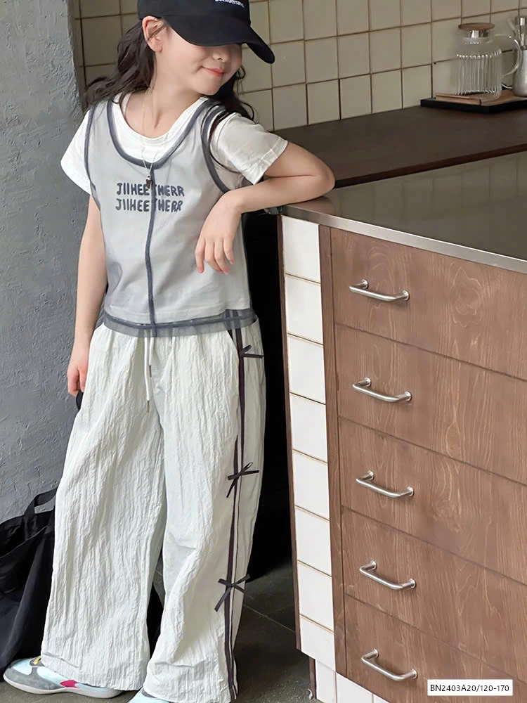 ÁO LƯỚI MIX QUẦN SUÔNG NƠ SZ ĐẠI