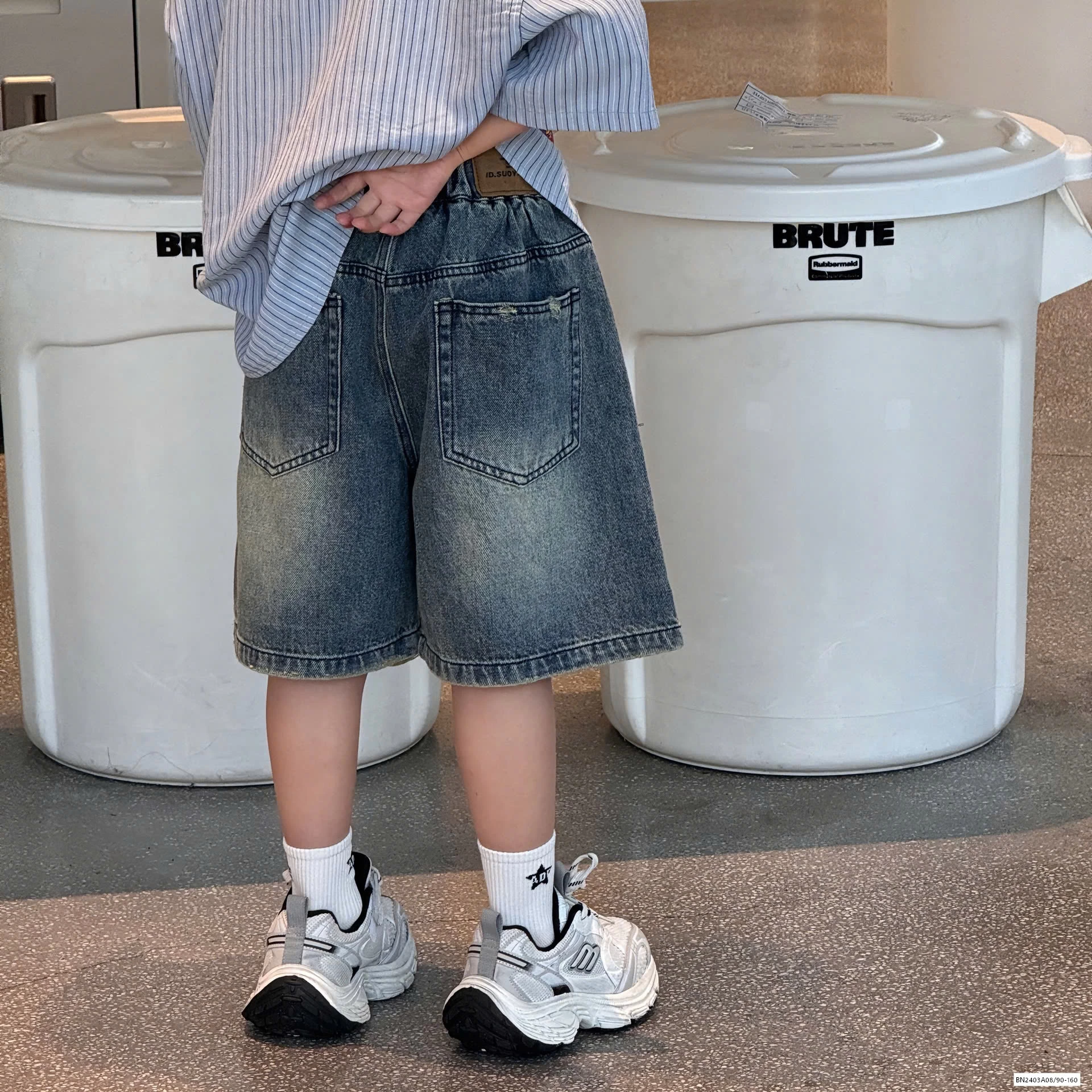 SƠ MI SỌC MIX SHORT JEANS