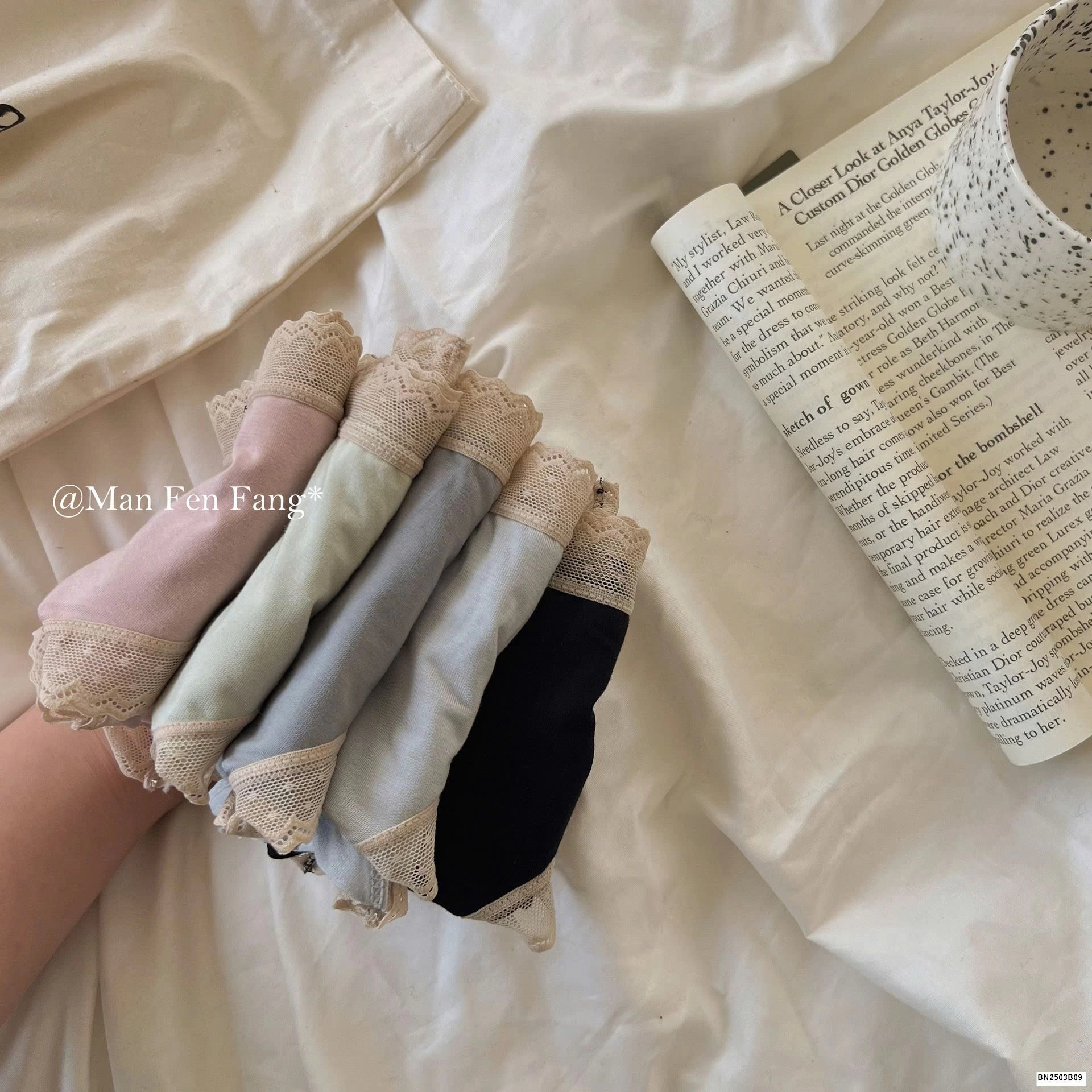 SET 5 CHIP VIỀN REN