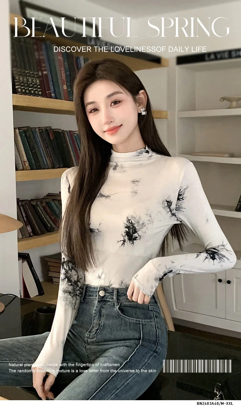 ÁO THUN LOANG CAO CỔ