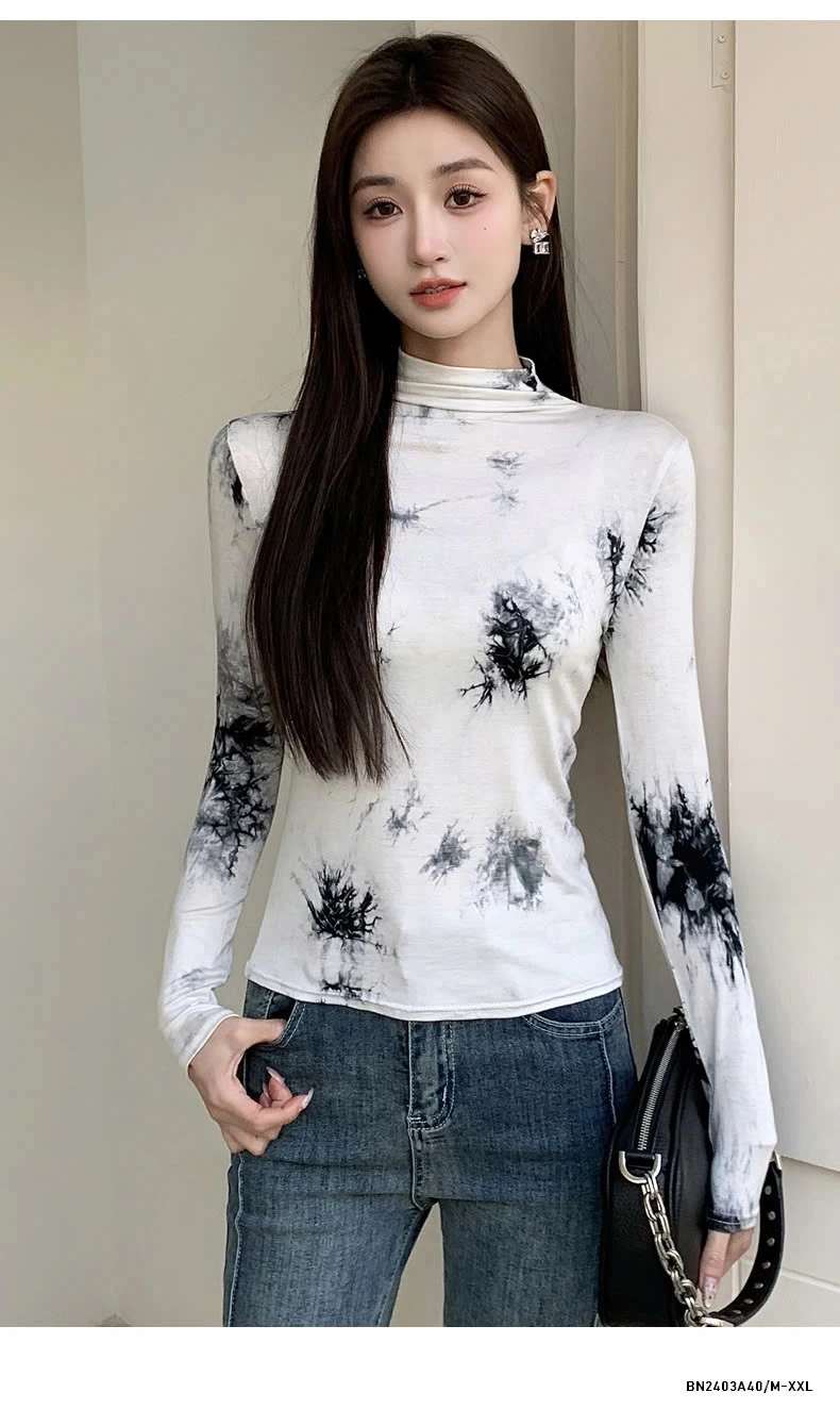 ÁO THUN LOANG CAO CỔ