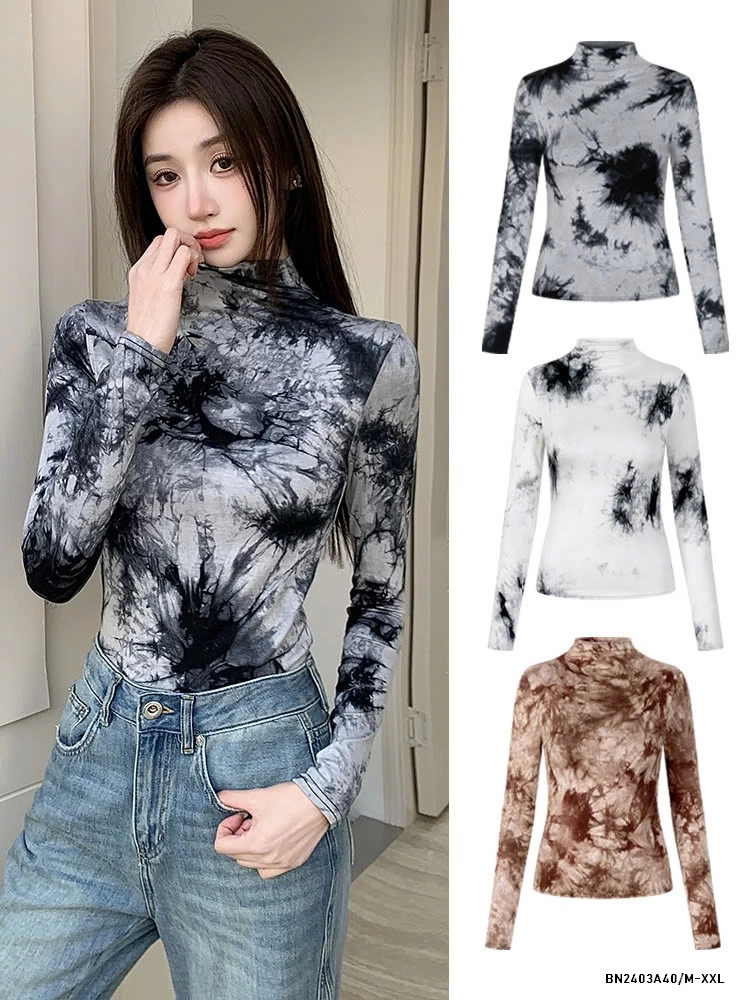 ÁO THUN LOANG CAO CỔ