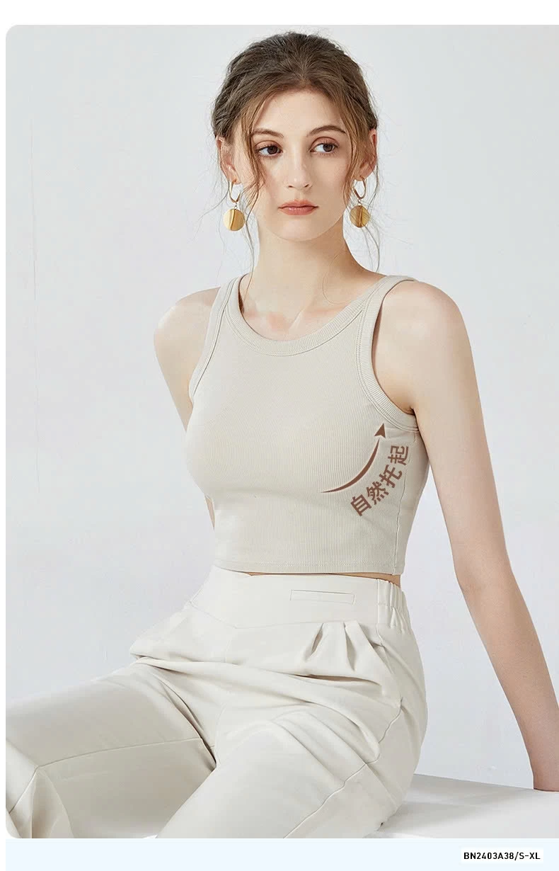 CROPTOP 3 LỖ KÈM BRA