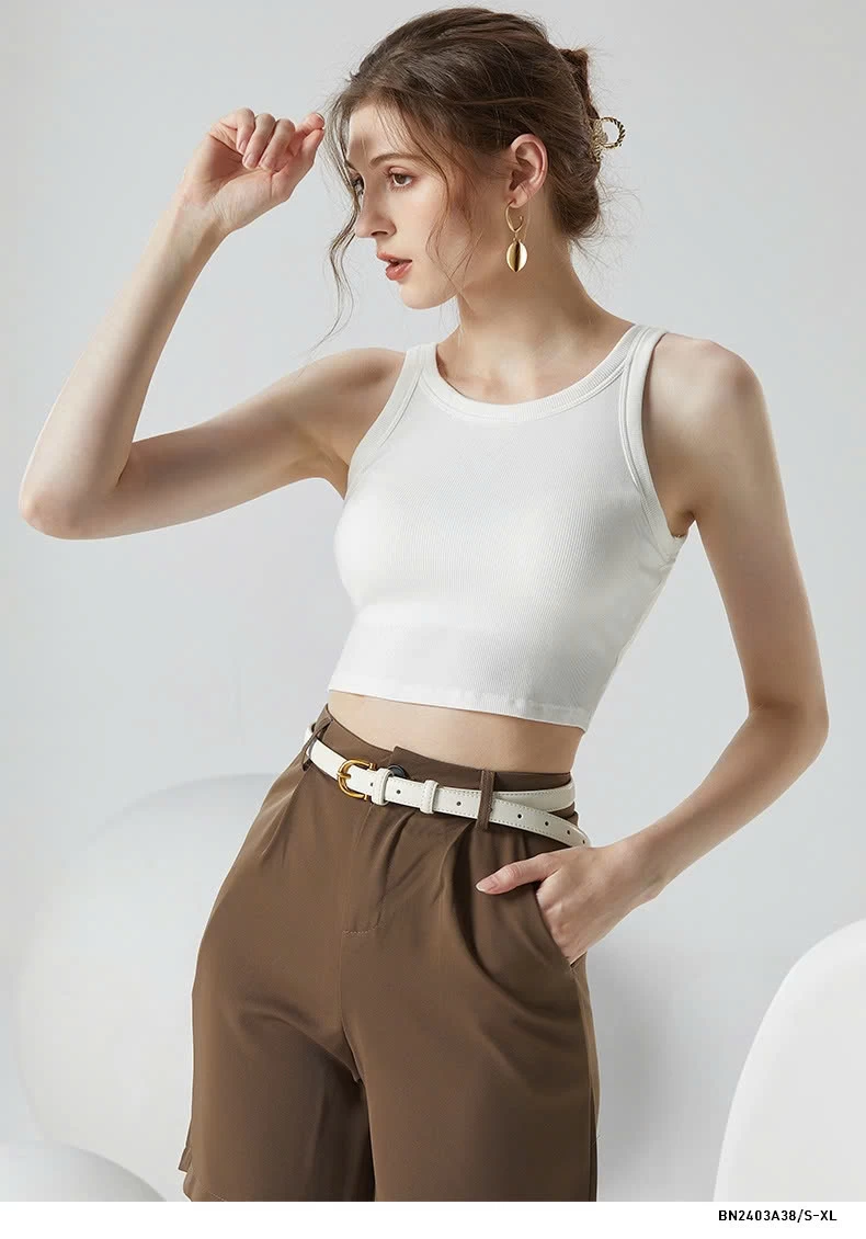 CROPTOP 3 LỖ KÈM BRA