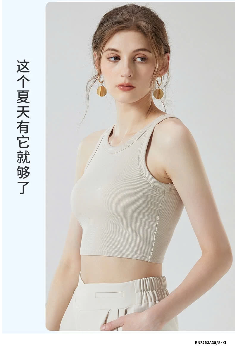 CROPTOP 3 LỖ KÈM BRA