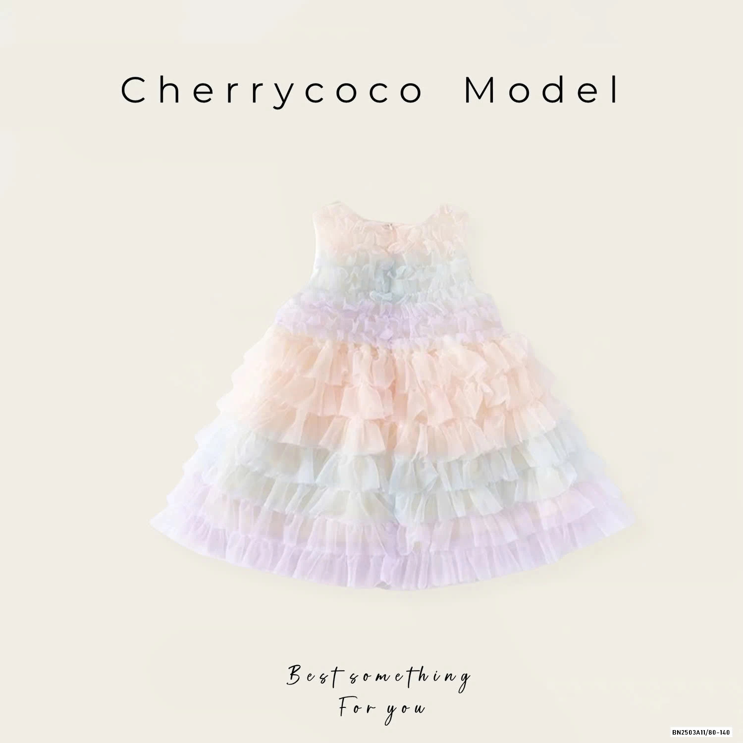 VÁY XÒE TẦNG CHERRY COCO