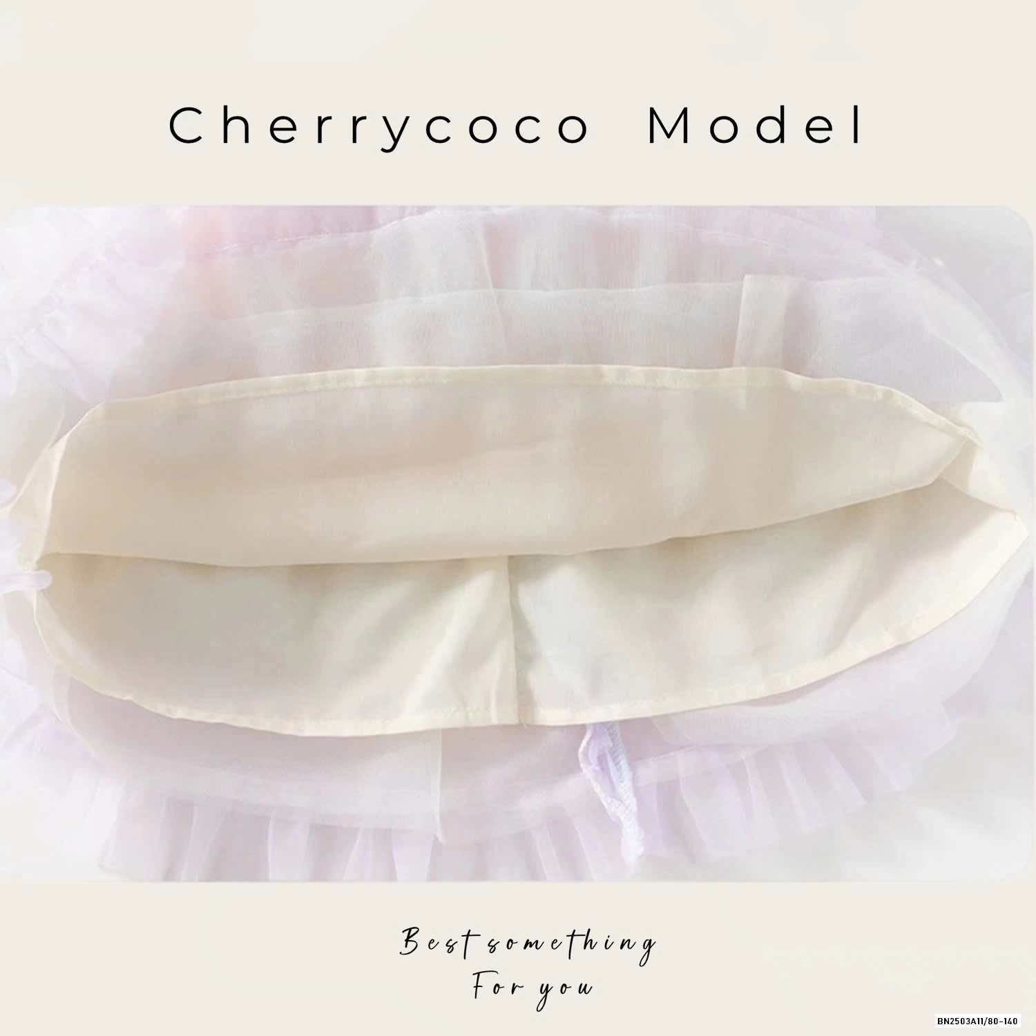 VÁY XÒE TẦNG CHERRY COCO