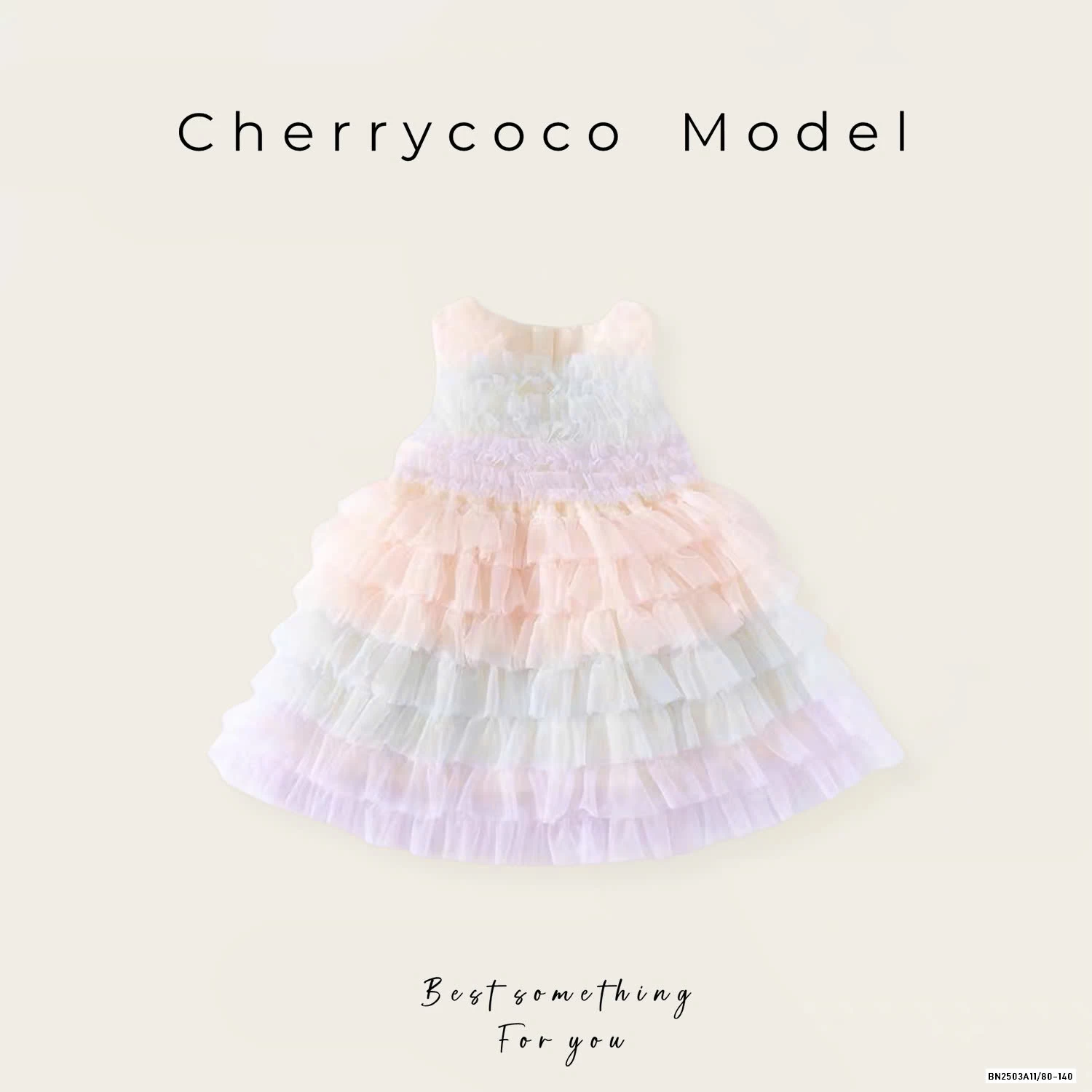 VÁY XÒE TẦNG CHERRY COCO