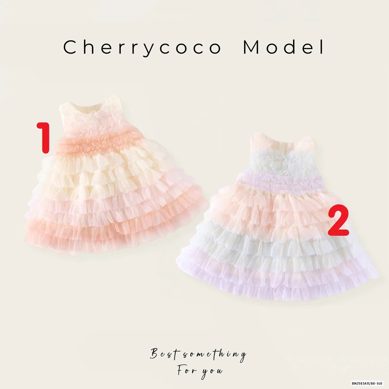 VÁY XÒE TẦNG CHERRY COCO