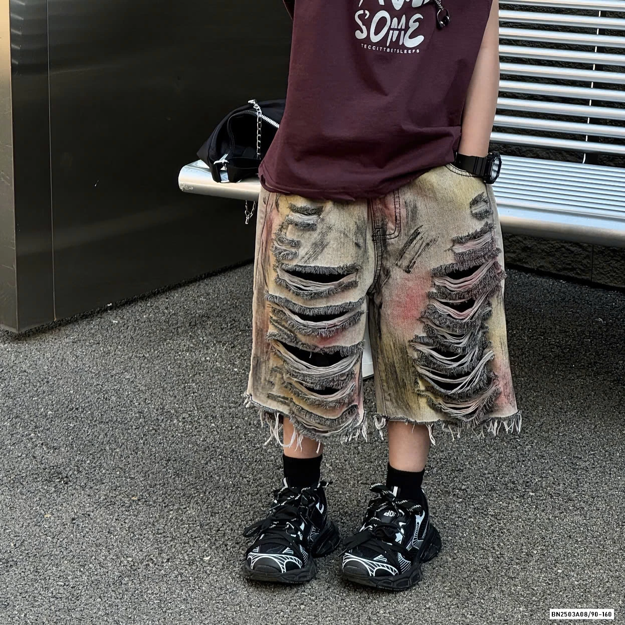 SHORT JEANS RÁCH ĐỘC LẠ