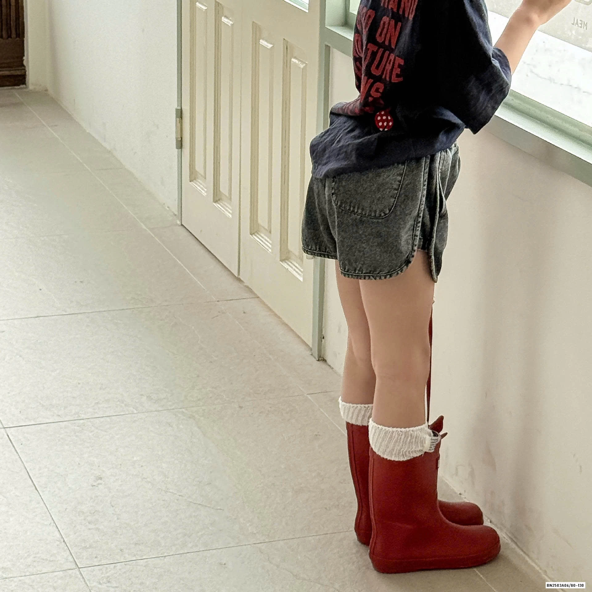 SHORT JEANS VIỀN TRÒN ADBABY