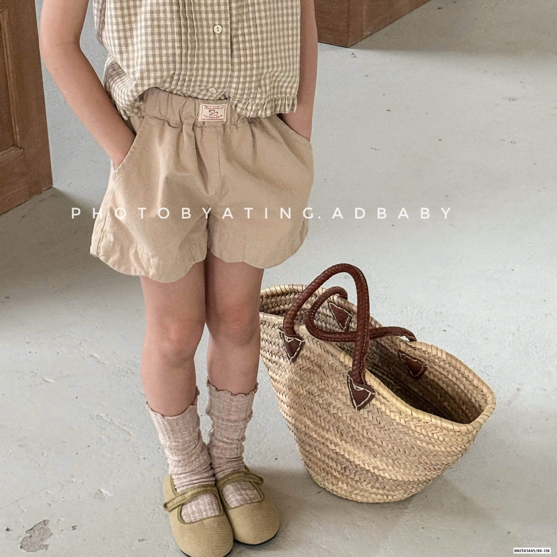 SHORT THÔ VIỀN HOA ADBABY